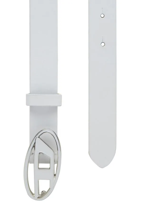 Diesel B1dr 25 White Women Belts