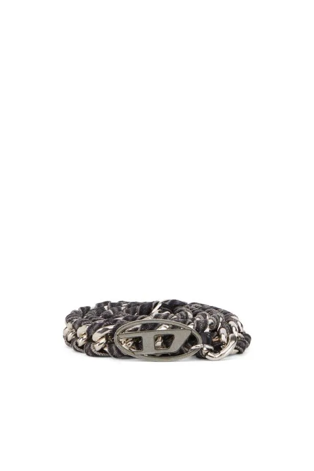 Diesel Bdechain Blackdark Grey Women Belts