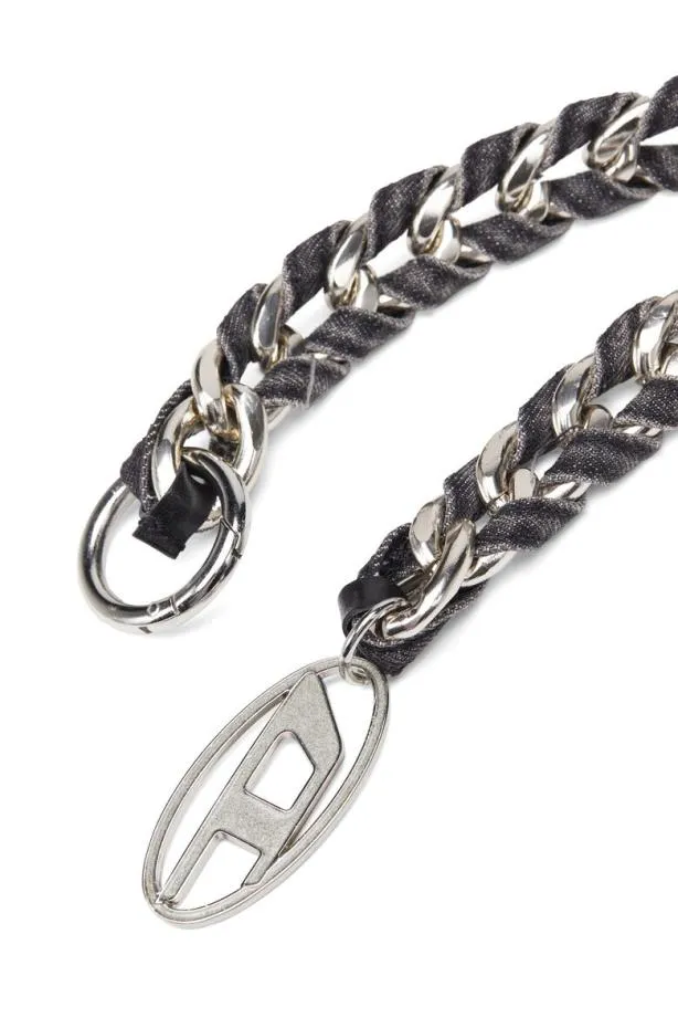 Diesel Bdechain Blackdark Grey Women Belts