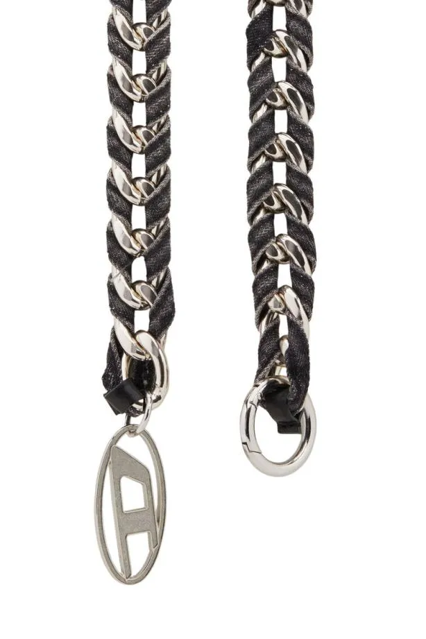 Diesel Bdechain Blackdark Grey Women Belts