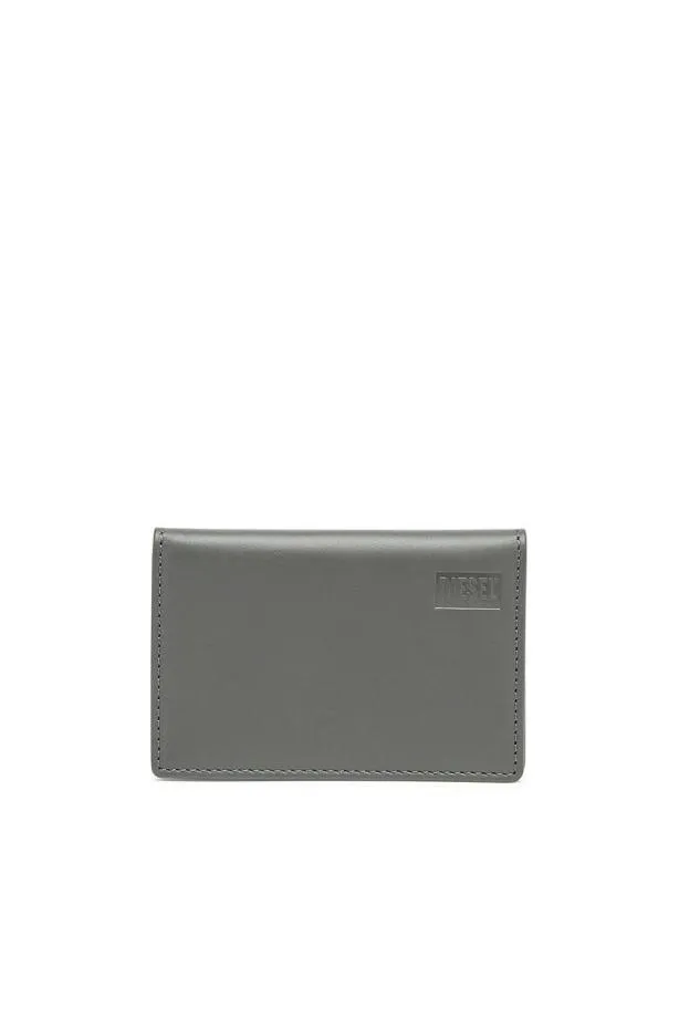 Diesel Bifold Card Holder Greygreen Men Wallets
