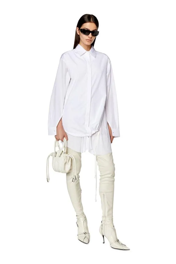 Diesel Centel White Women Shirts
