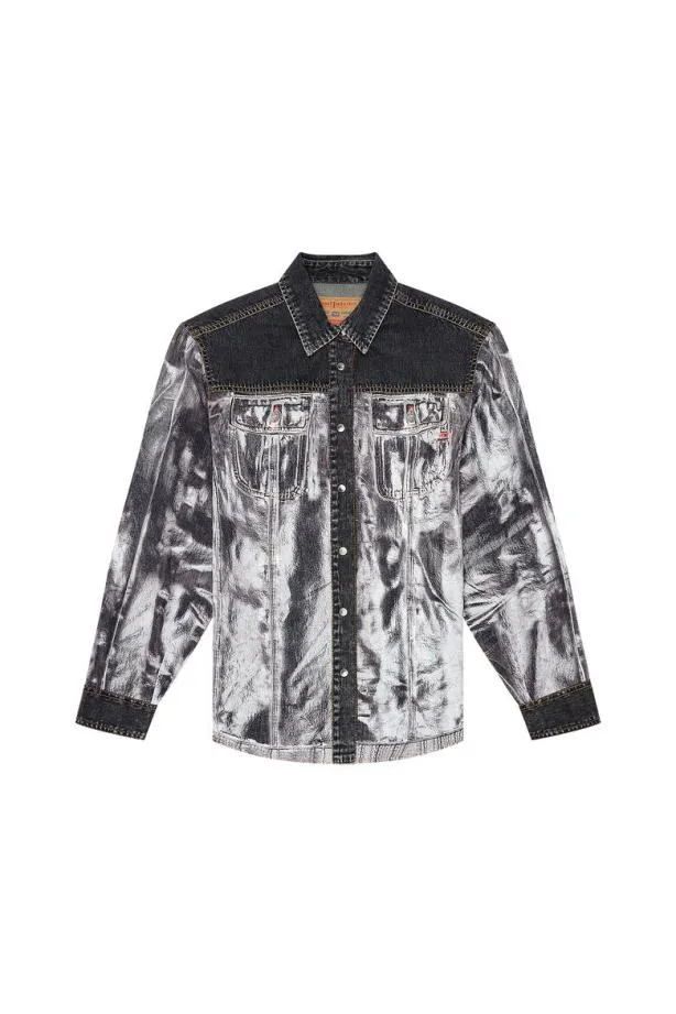 Diesel Cgillya Blackgrey Women Shirts