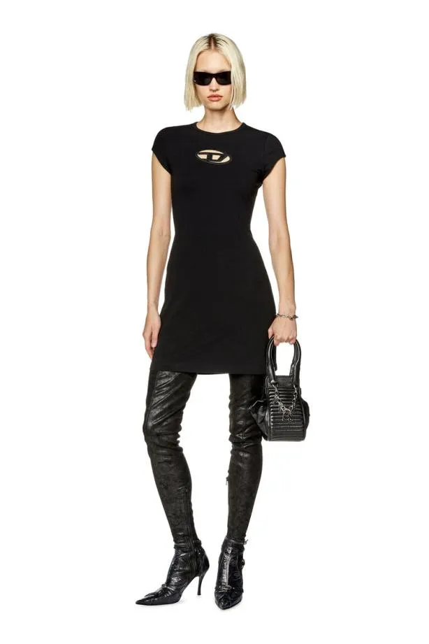 Diesel Dangiel Black Women Dresses
