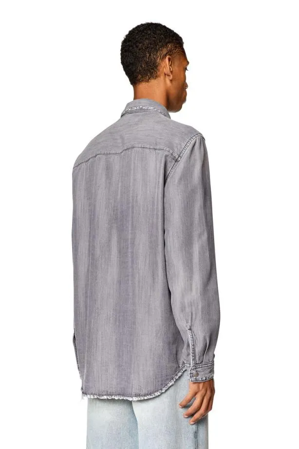 Diesel Dsimply Grey Men Shirts