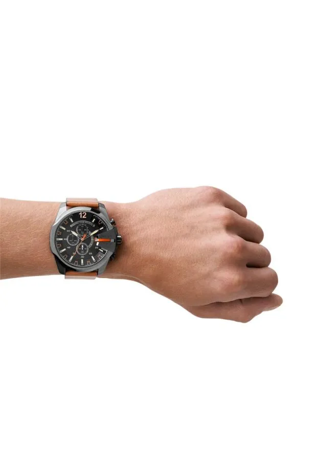 Diesel Dz4343 Mega Chief Brown Men Watches and Smartwatches