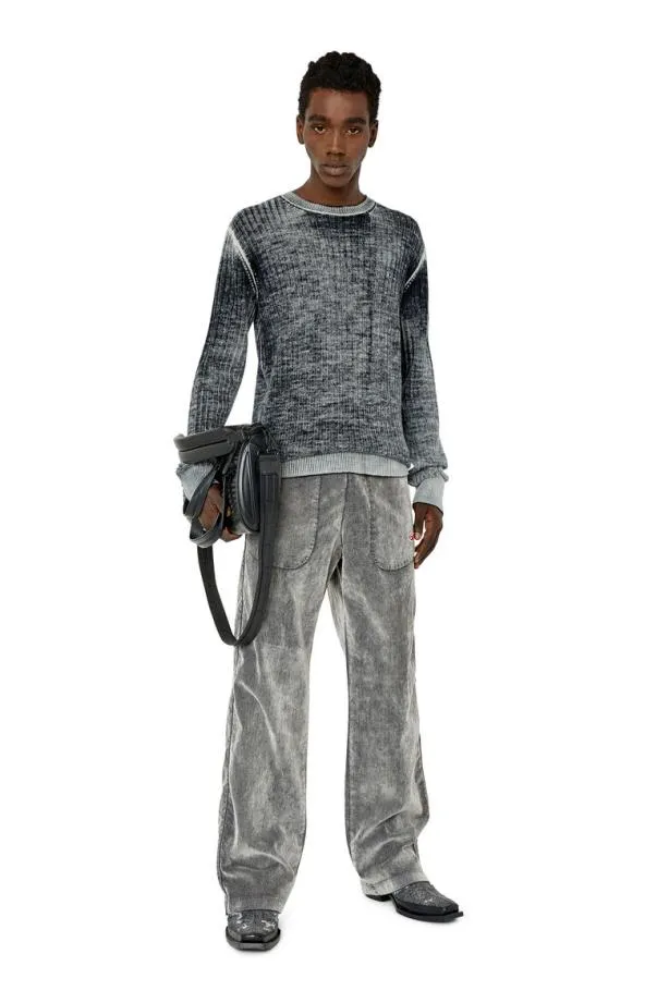 Diesel Kandelero Grey Men Knitwear