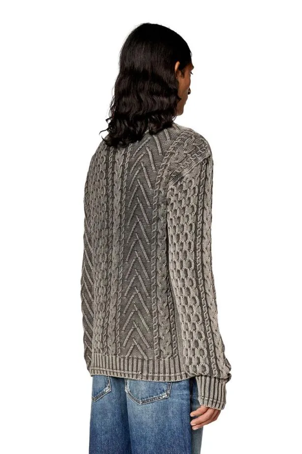 Diesel Kepano Black Men Knitwear