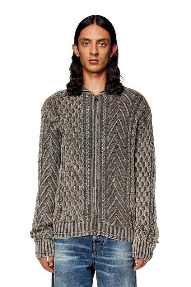 Diesel Kepano Black Men Knitwear