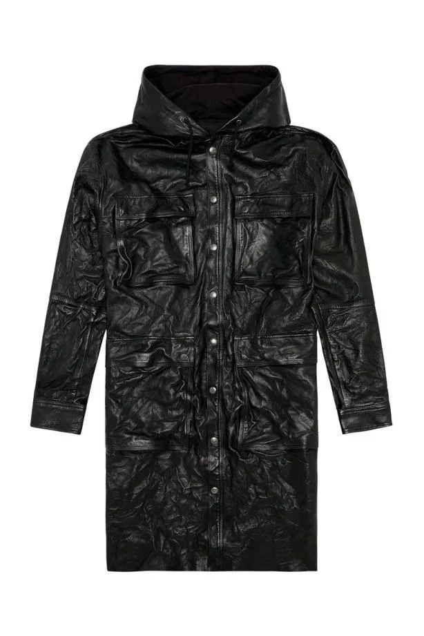 Diesel Lbat Black Men Jackets