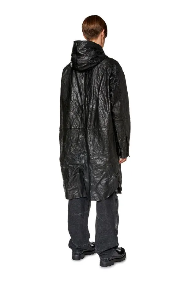 Diesel Lbat Black Men Jackets