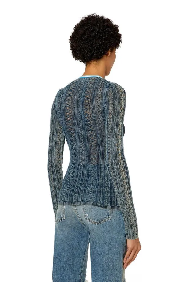 Diesel Mikyla Blue Women Knitwear