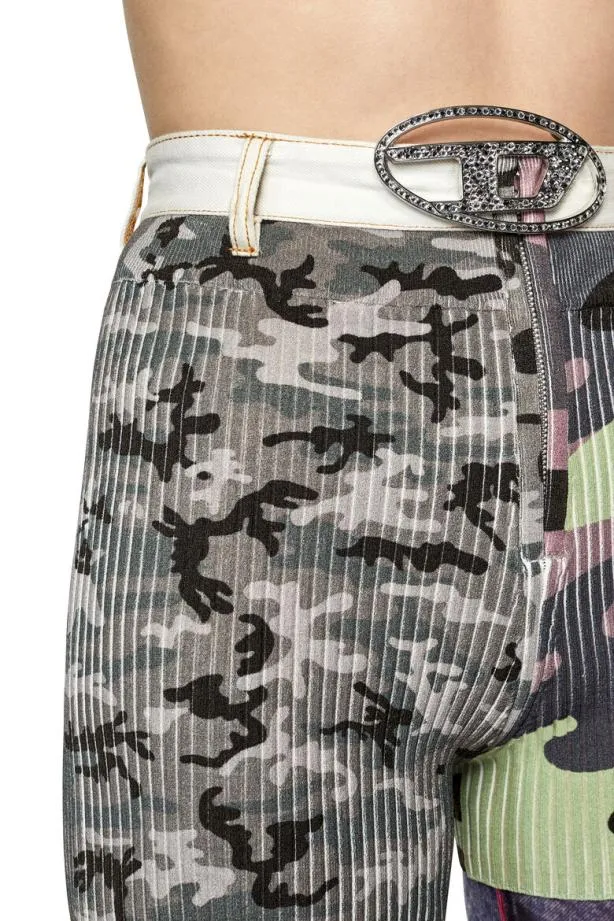 Diesel Mlancaster Greygreen Women Pants and Shorts