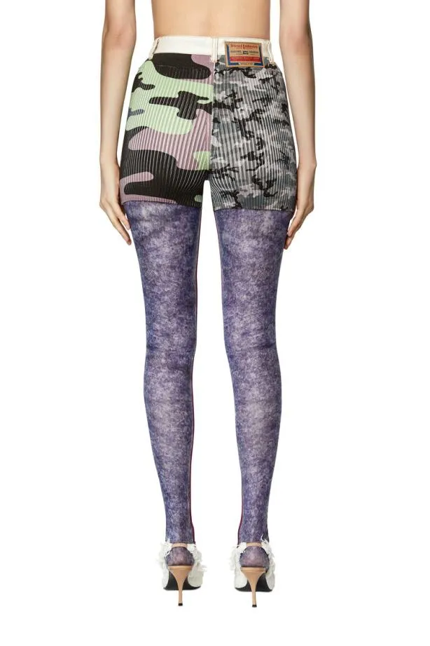 Diesel Mlancaster Greygreen Women Pants and Shorts