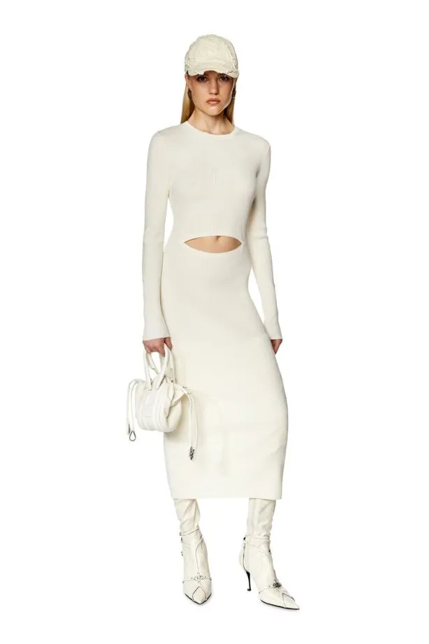 Diesel Mpelagos White Women Dresses