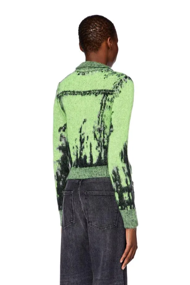 Diesel Mtaphos Blackgreen Women Knitwear