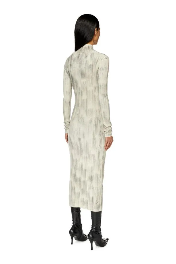 Diesel Mzaryc Light Grey Women Dresses