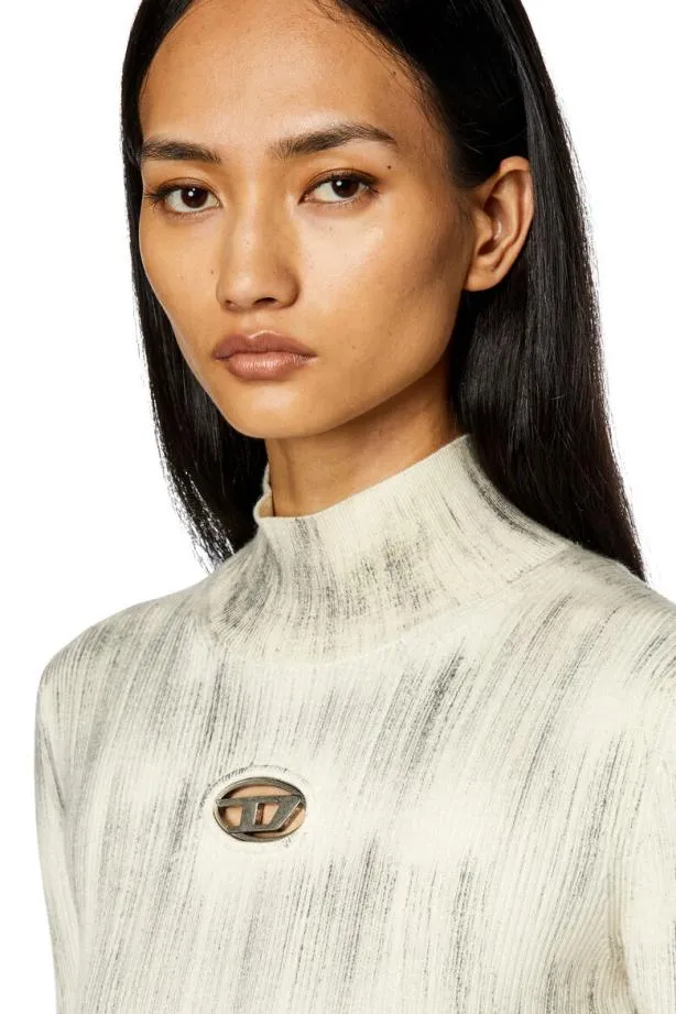 Diesel Mzaryc Light Grey Women Dresses