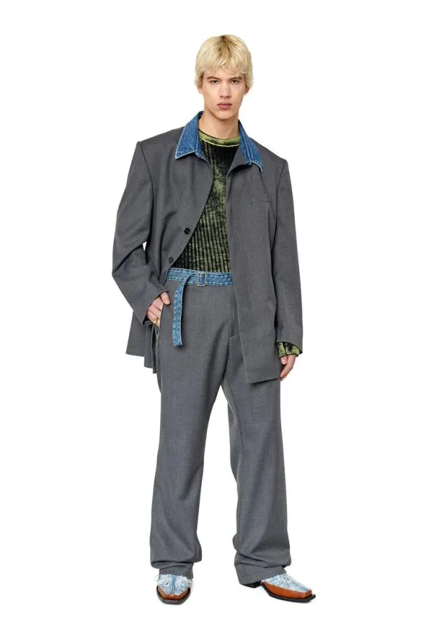 Diesel Pgolda Dark Grey Men Pants and Shorts