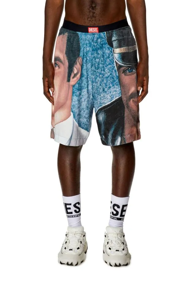 Diesel Prptollsho23a Blue MenWomen Pants and Shorts