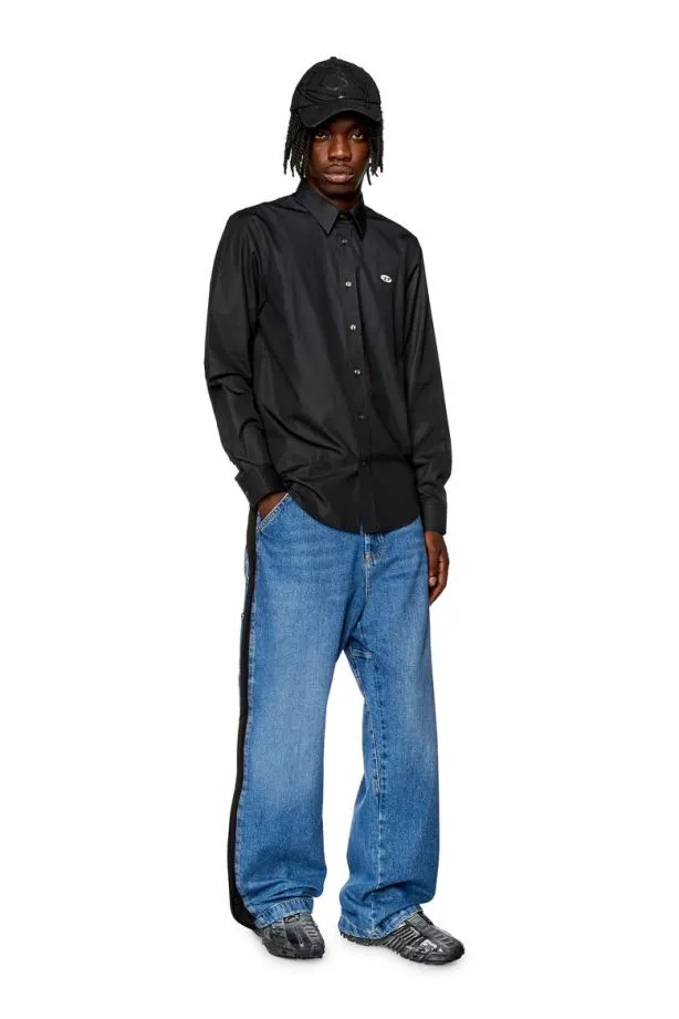 Diesel Sbennya Black Men Shirts