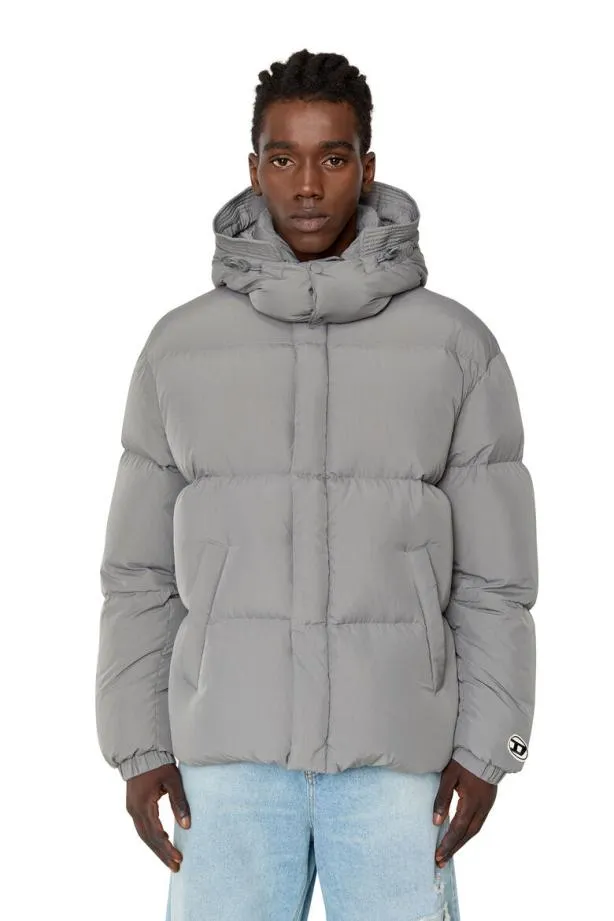 Diesel Wrolfnw Grey MenWomen Jackets