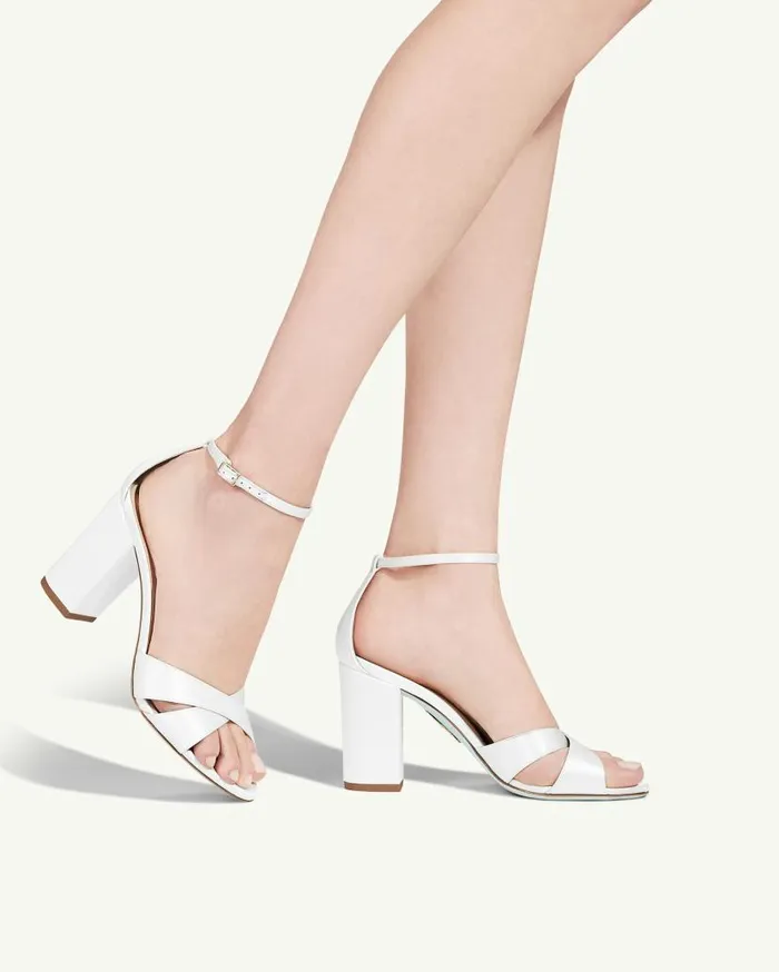 Divine Sandal 85 White Women Aquazzura Bridal Divine Sandal 85 White Women Aquazzura Bridal