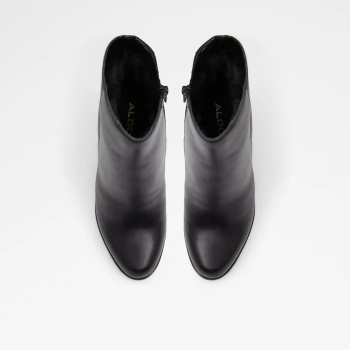 Doria Black Leather Smooth Women ALDO Boots