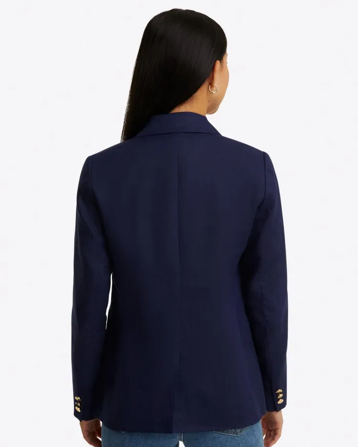 Draper James Blazer In Linen Women Tops