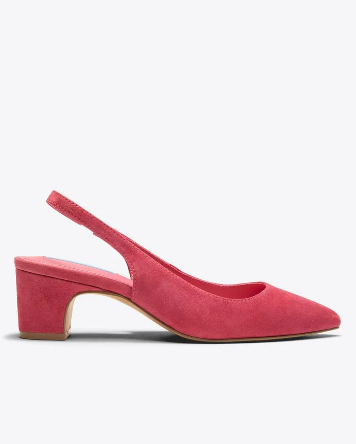 Draper James Calla Slingback In Pink Women Heels