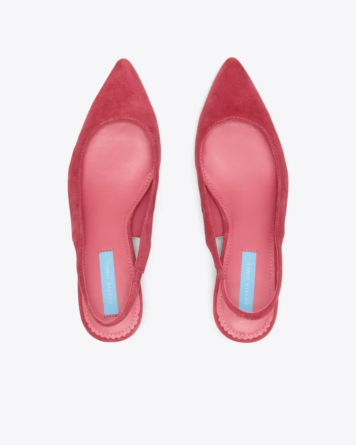 Draper James Calla Slingback In Pink Women Heels
