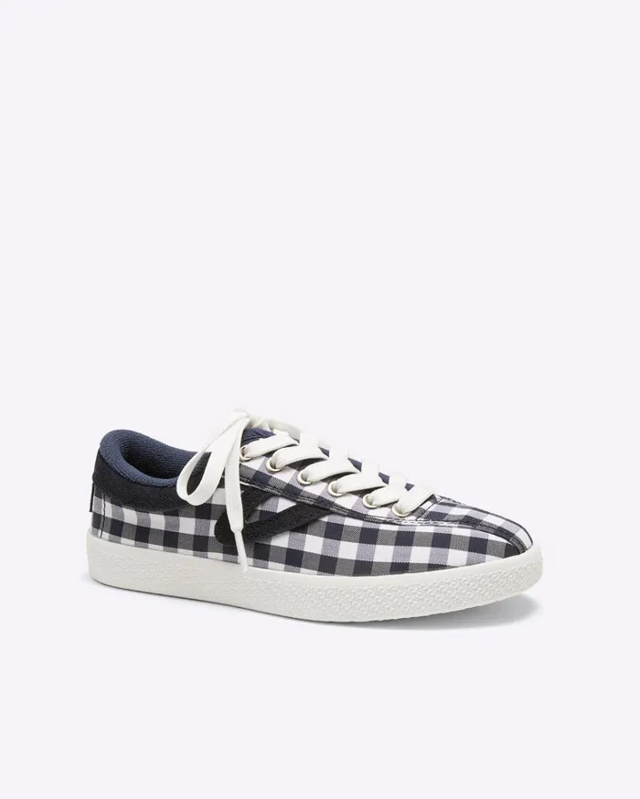 Draper James Dj X Tretorn Kid039s Little Nylite Navy Gingham Women DJ X Tretorn