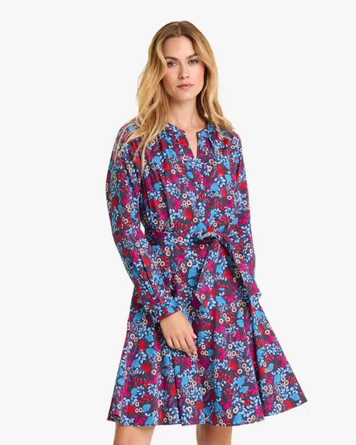 Draper James Imogen Mini Shirtdress In Stretch Poplin Women Dresses