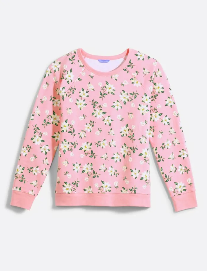 Draper James Natalie Sweatshirt In Magnolia Women Sweaters