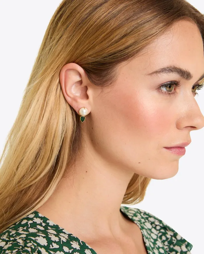 Draper James Pearl And Gem Stud Women Jewelry