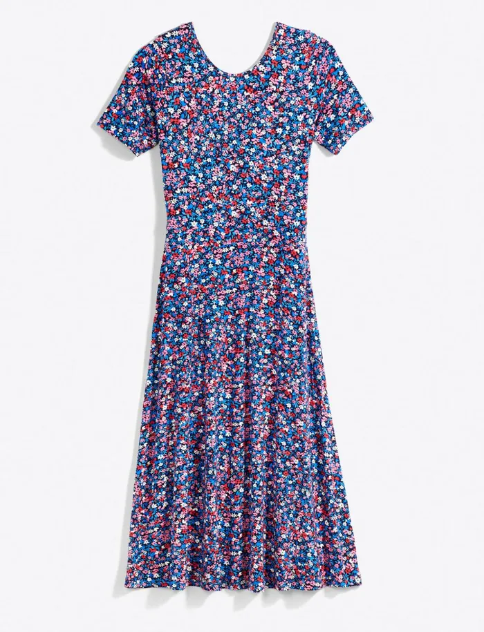 Draper James Tammy Midi TShirt Dress In Spring Ditsy Floral Women Dresses