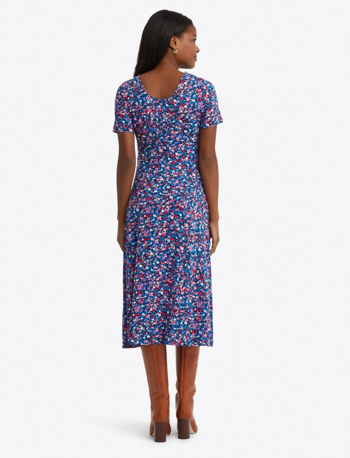 Draper James Tammy Midi TShirt Dress In Spring Ditsy Floral Women Dresses