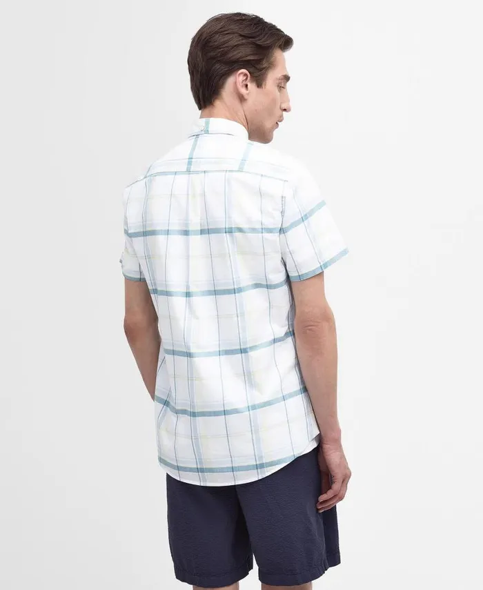 Dudley Tailored Shirt Lemon Men Barbour Shirts