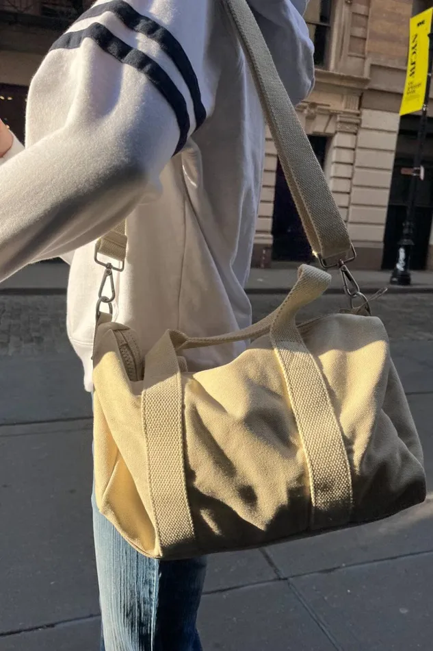 Duffle Bag Ivory Women Brandy Melville Bags and Backpacks