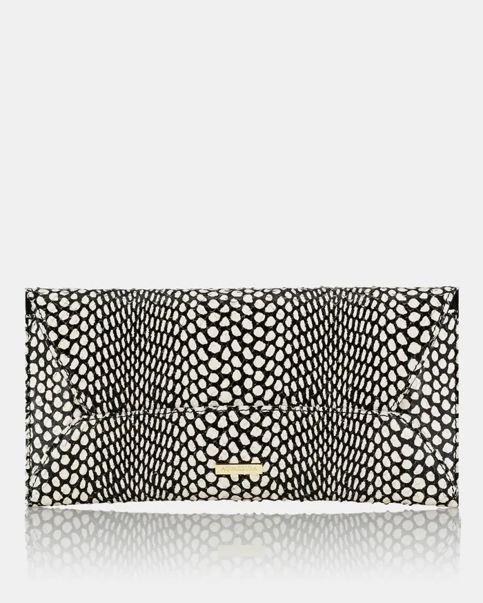 Envelope Clutch Blackwhite Women Aquazzura Clutch Bags Envelope Clutch Blackwhite Women Aquazzura Clutch Bags