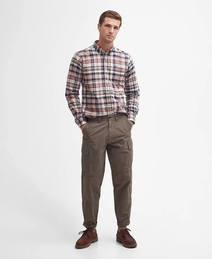Essential Ripstop Cargo Trousers Tarmac Men Barbour Trousers and Shorts