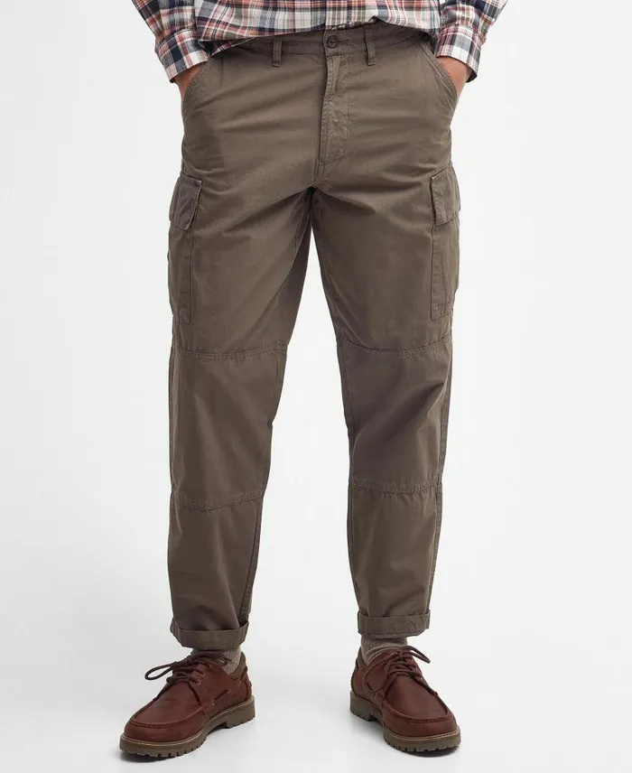 Essential Ripstop Cargo Trousers Tarmac Men Barbour Trousers and Shorts