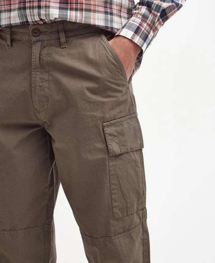 Essential Ripstop Cargo Trousers Tarmac Men Barbour Trousers and Shorts