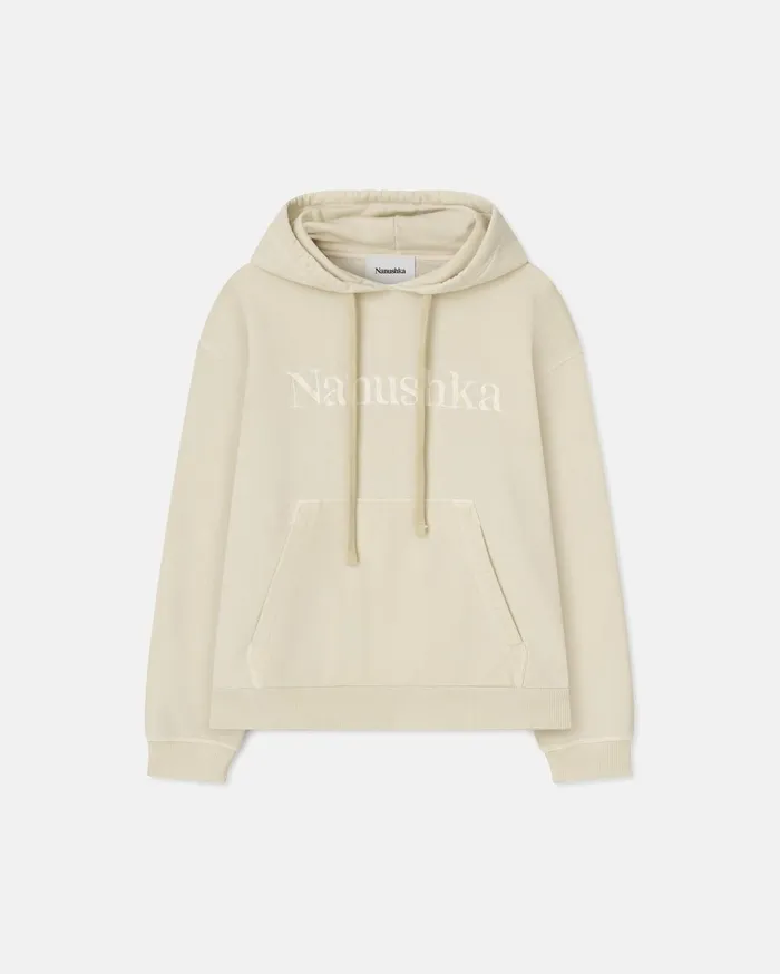 Ever Organically Grown CottonFleece Hoodie Shell Symbol WomenMen Nanushka Tops