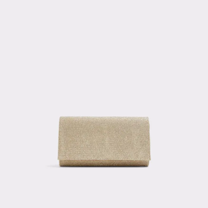 Fahari Champagne Women ALDO Clutches and Evening Bags