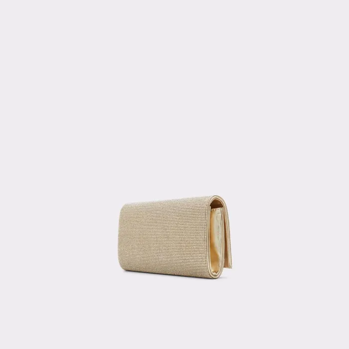 Fahari Champagne Women ALDO Clutches and Evening Bags