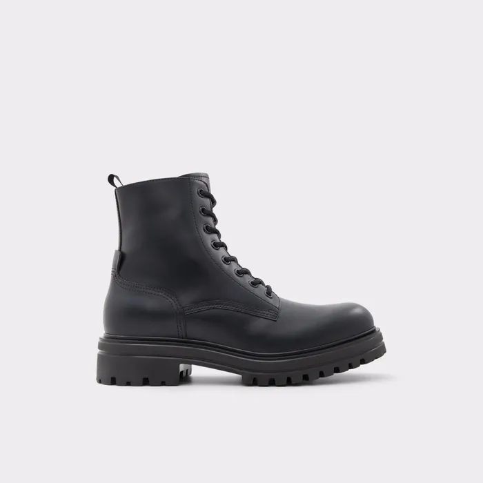 Falconer Black Leather Smooth Men ALDO Boots