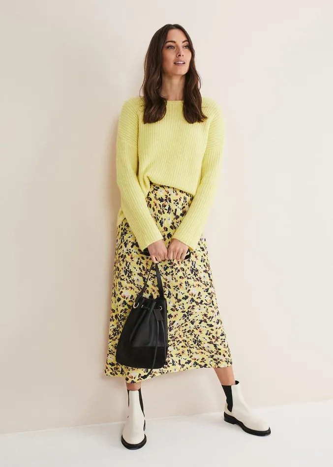 Fay Mohair Open Knitted Jumper Sherbet Women Phase Eight Knitwear