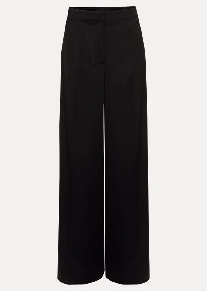 Florentine Wide Leg Trousers Black Women Phase Eight Trousers