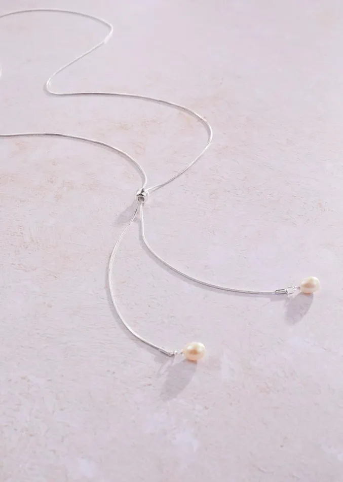 Flossie Silver Plated Necklace Silver Women Phase Eight Jewellery
